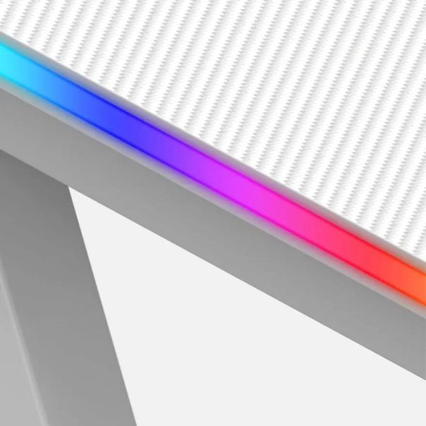 Huzaro Hero 3.3 Beli RGB Gaming sto 140x60cm - 1844-1-1-1