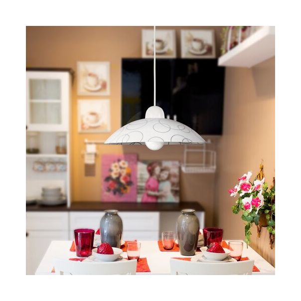 Rabalux Visilica Ada E27 1x MAX 60W bela (1844) - 1844-1-1