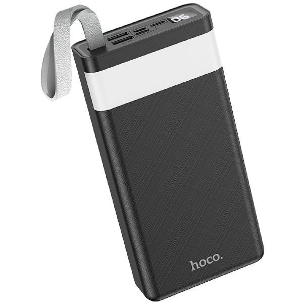 hoco. Power bank 30000mAh, Micro-USB / Tipe-C ulaz, lampa - J73 Powerful, crna - 18442