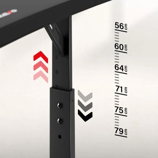 Huzaro Hero 4.6 Crni RGB Podesivi Gaming sto 160x60cm - 1848-1-1