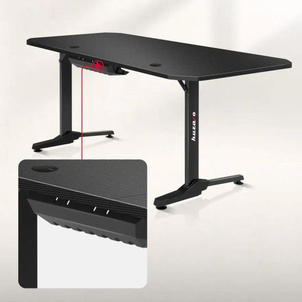 Huzaro Hero 4.7 Crni Gaming sto 160x75cm - 1849-1