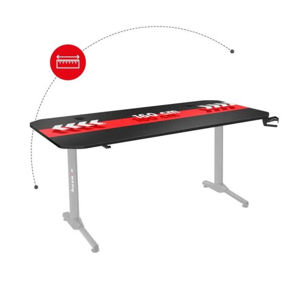 Huzaro Hero 4.7 Crni Gaming sto 160x75cm - 1849-1