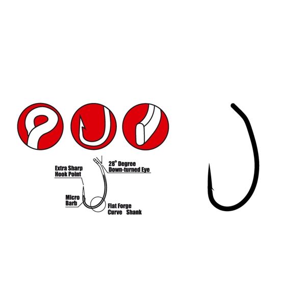 GAMAKATSU UDICE G-CARP SNAGGER T/C 8 - 185035-8