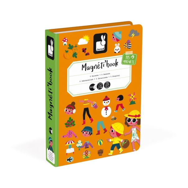 JANOD Kutija sa magnetima 4 godišnja doba Magnetibook - J02721