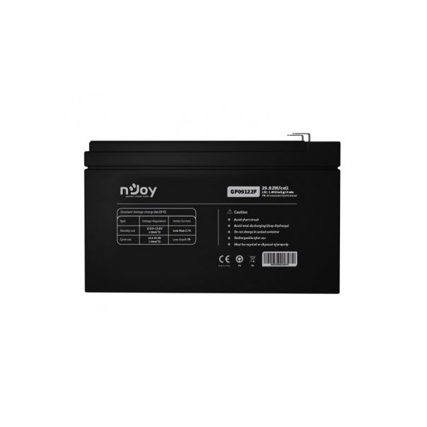 NJOY Baterija za UPS GP09122F 12V 9Ah BTVACIUOCTO2FCW01B - 185238