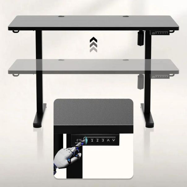 Huzaro Hero 8.1 Crni Električni podesivi sto - 1853-1