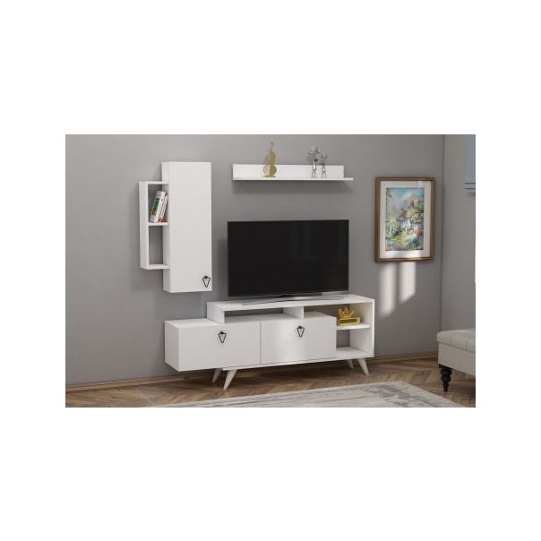 HANAH HOME TV komoda i polica Clara, bela - 185774