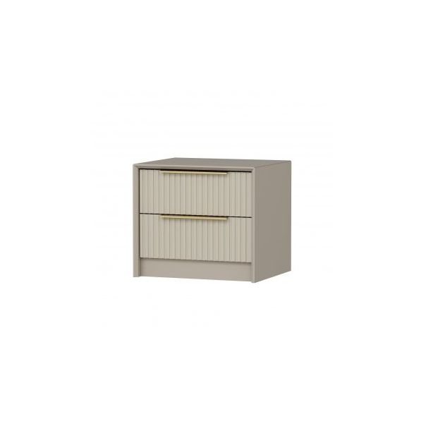 HANAH HOME Noćni ormarić Kale Luxe, krem - 185839