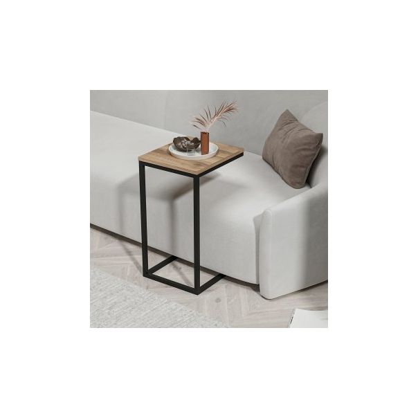 HANAH HOME Konzoni sto Davin, braon/crna - 185910