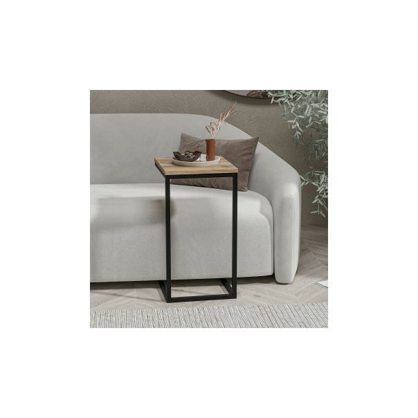 HANAH HOME Konzoni sto Davin, braon/crna - 185910