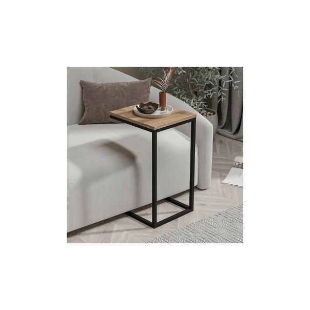 HANAH HOME Konzoni sto Davin, braon/crna - 185910