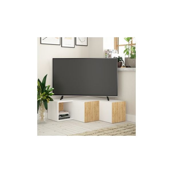 HANAH HOME TV polica Compact White Oak - 185973