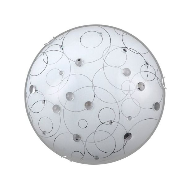 Rabalux Plafonjera Jolly E27 1x MAX 60W beli sa motivima (1861) - 1861-1-1