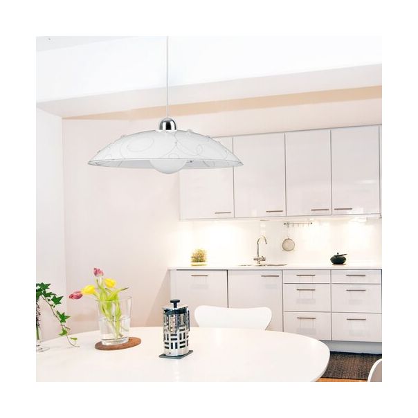 Rabalux Visilica Jolly E27 1x MAX 60W beli sa motivima (1864) - 1864