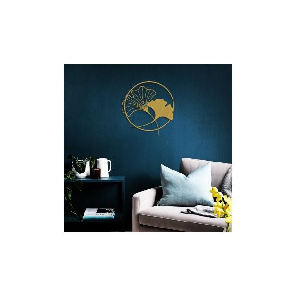 WALLXPERT Zidna dekoracija Ginkgo Leaf Metal Wall Art APT620 - 186793-1