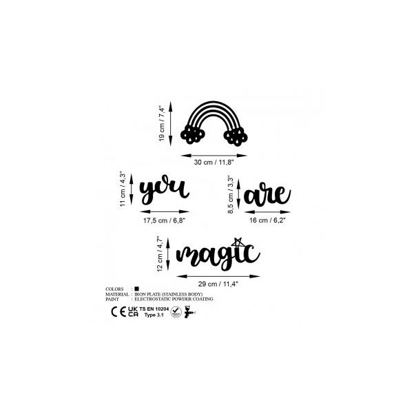 WALLXPERT Zidna dekoracija You're Magic - 186832