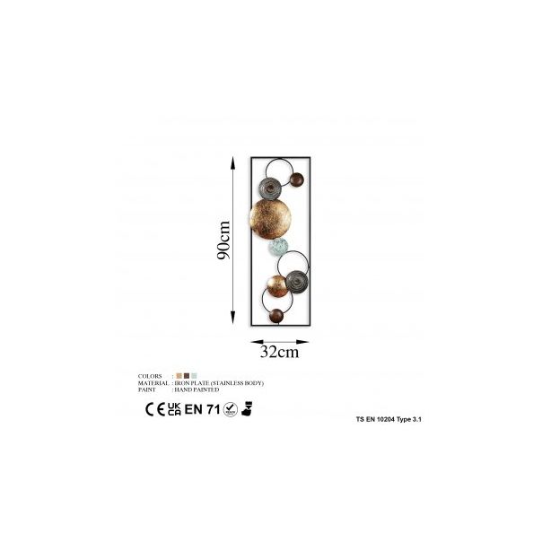 WALLXPERT Zidna dekoracija Textured 8 - 186845