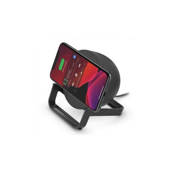 BELKIN Bežični punjač sa bluetooth zvučnikom SOUNDFORM Charge, crna - 186875