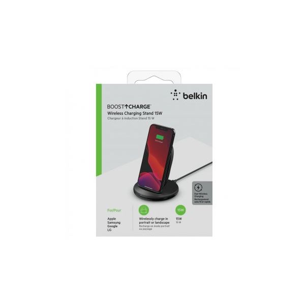 BELKIN Stalak za bežično punjenje za mobilne WIB002VFBK - 186880