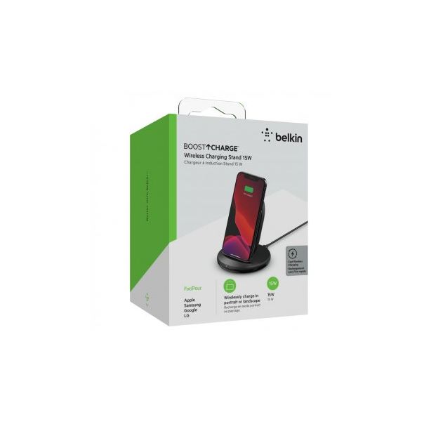 BELKIN Stalak za bežično punjenje za mobilne WIB002VFBK - 186880