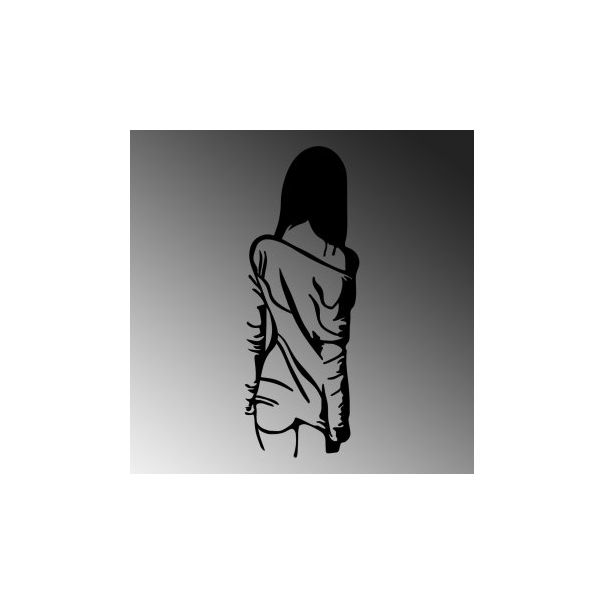 WALLXPERT Zidna dekoracija Woman With Loose Dress - 186919