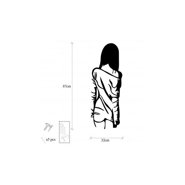WALLXPERT Zidna dekoracija Woman With Loose Dress - 186919
