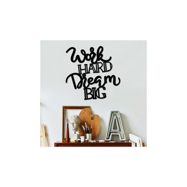 WALLXPERT Zidna dekoracija Work Hard Dream Big 1 - 186934