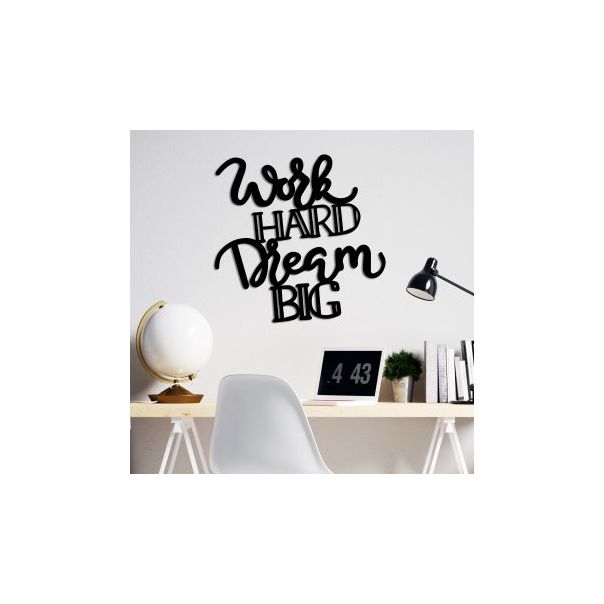 WALLXPERT Zidna dekoracija Work Hard Dream Big 1 - 186934