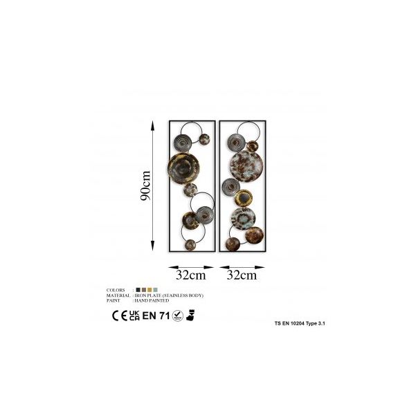 WALLXPERT Zidna dekoracija Textured 6 - 186941