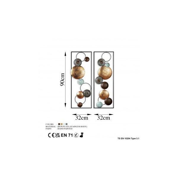 WALLXPERT Zidna dekoracija Textured 9 - 186944