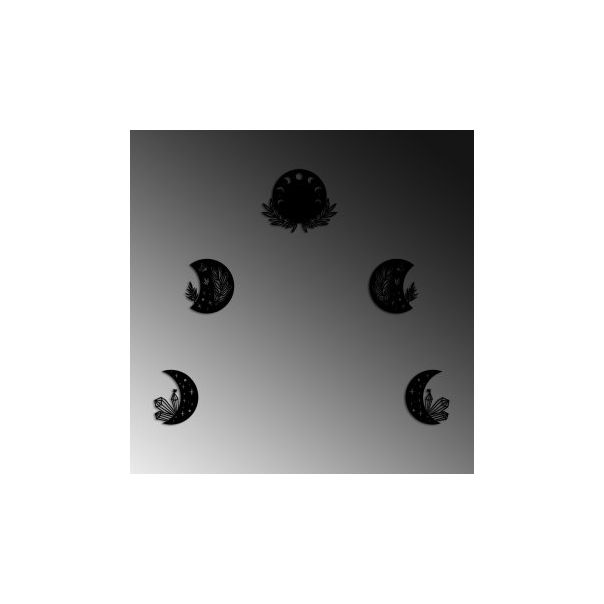 WALLXPERT Zidna dekoracija The Phases Of The Moon - 186971-1-1