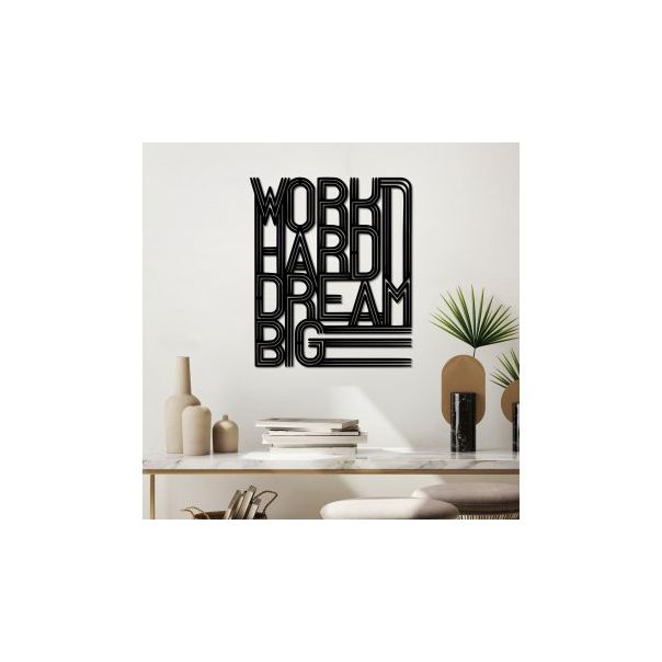 WALLXPERT Zidna dekoracija Work Hard Dream Big 2 - 186980-1-1