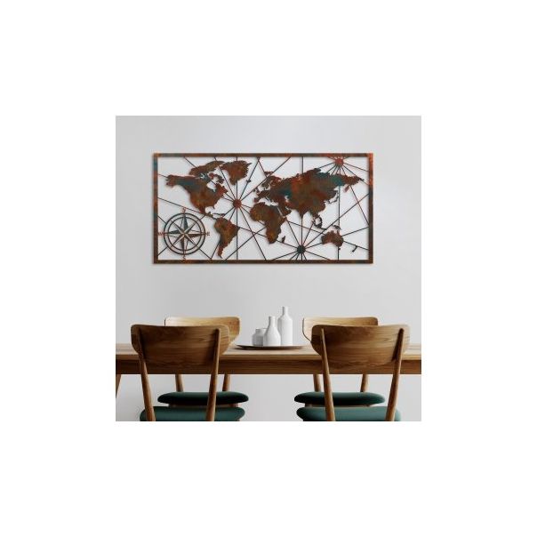 WALLXPERT Zidna dekoracija World Map Large 2 - 186984
