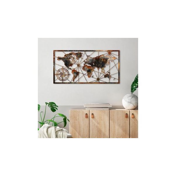 WALLXPERT Zidna dekoracija World Map Large 3 - 186985