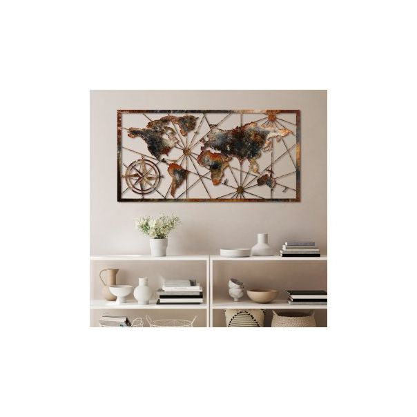 WALLXPERT Zidna dekoracija World Map Large 3 - 186985