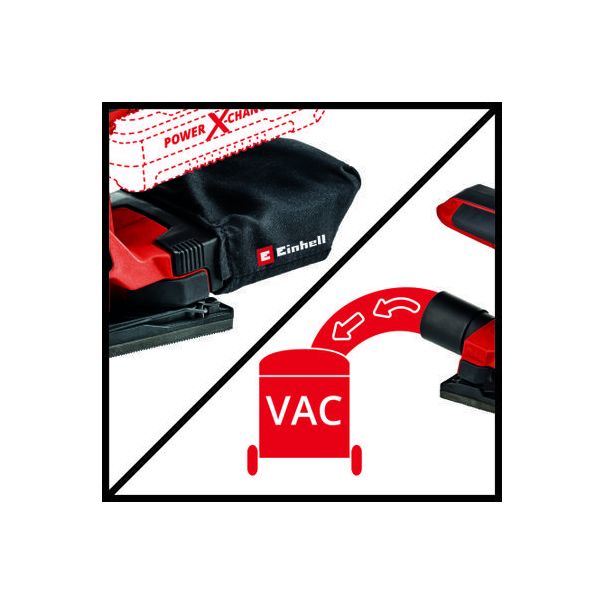 EINHELL Akumulatorska vibraciona brusilica TC-OS 18/187 Li Solo - 4460725