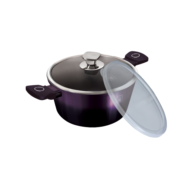 KAUFMAX Šerpa sa poklopcem 28cm purple eclipse collection km-0048 - 425909