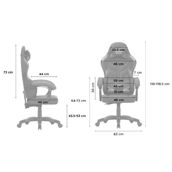 Huzaro Force 2.7 Crna Carbon Gaming stolica - EP2830111