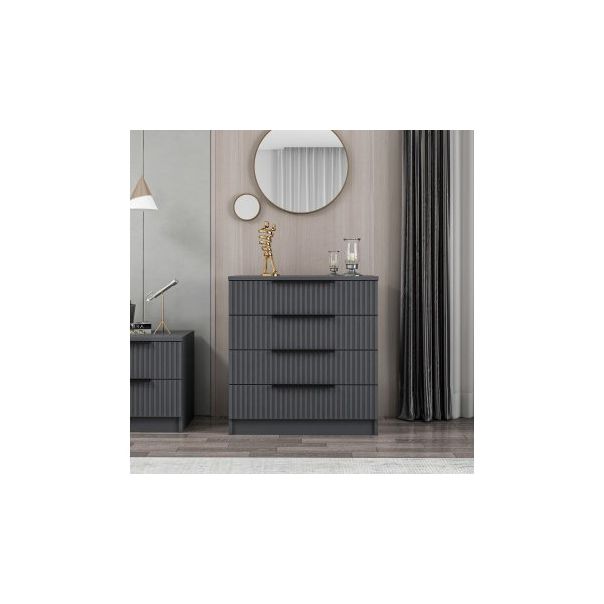 HANAH HOME Komoda za dnevnu sobu Kale 7899, antracit - 188988-1