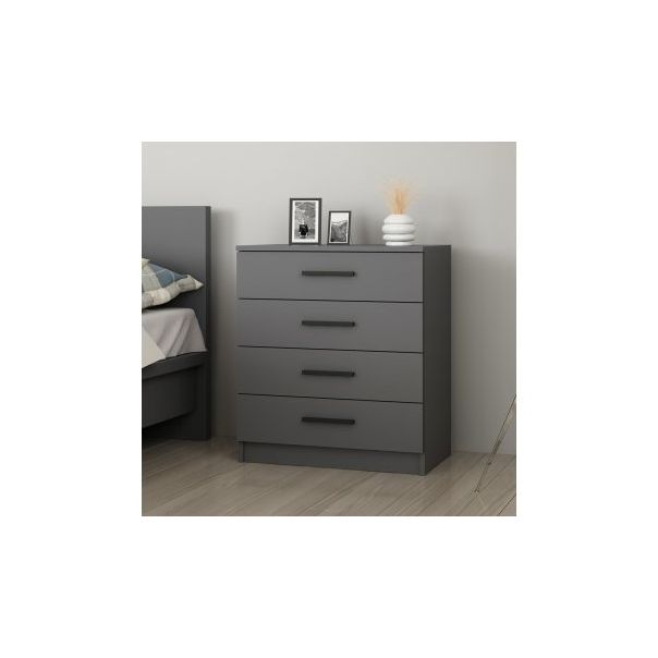 HANAH HOME Komoda za spavaću sobu Kale 4925, antracit - 188998-1
