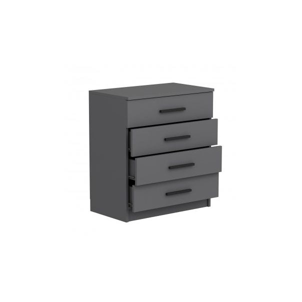 HANAH HOME Komoda za spavaću sobu Kale 4925, antracit - 188998-1