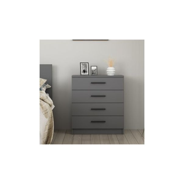 HANAH HOME Komoda za spavaću sobu Kale 4925, antracit - 188998-1