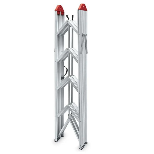 SuperStep Duple Sklopive Štapne Alu Merdevine 2x4 158cm - EP3070890