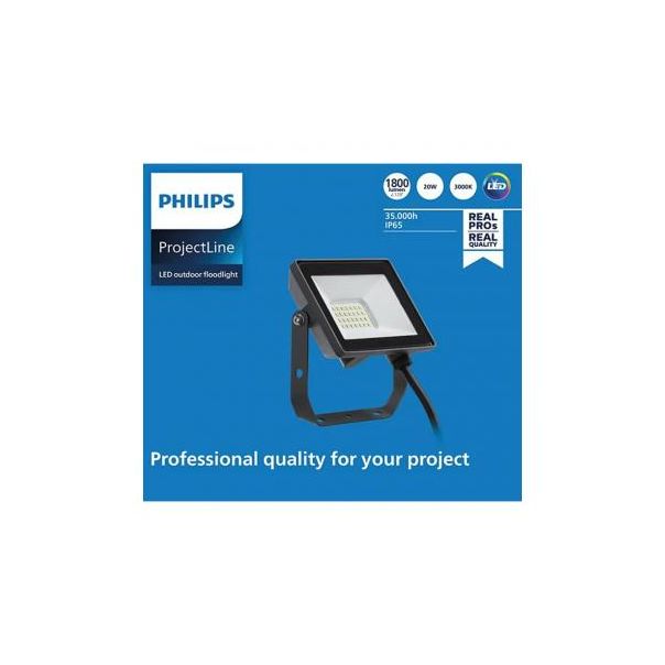 PHILIPS Projectline floodlight 20W 3000K, 911401862384 (18864) - 189031