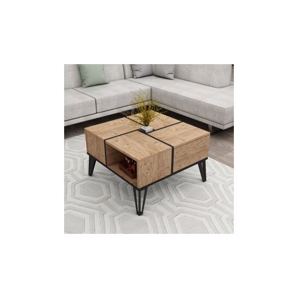 HANAH HOME Sto za dnevnu sobu Nirvana Atlantic Pine - 189098