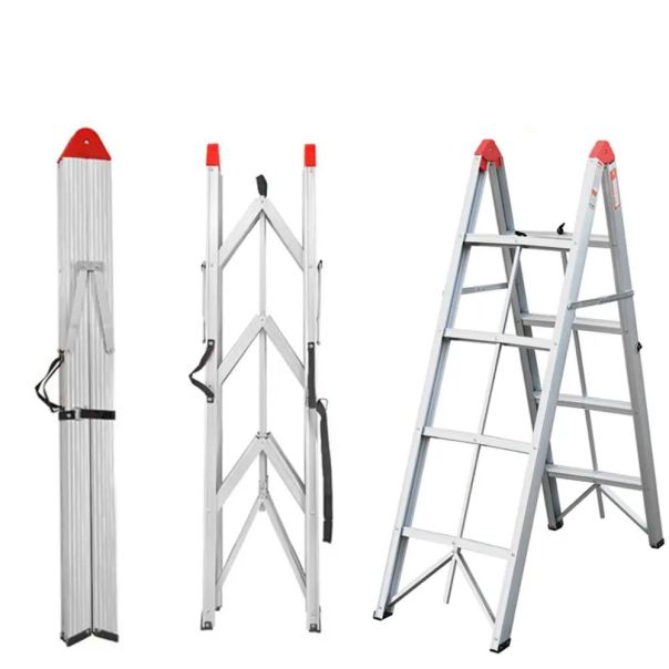 SuperStep Duple Sklopive Štapne Alu Merdevine 2x5 188cm - EP3070893