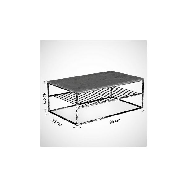 HANAH HOME Sto za dnevnu sobu Etna Caucasian Oak - 189270