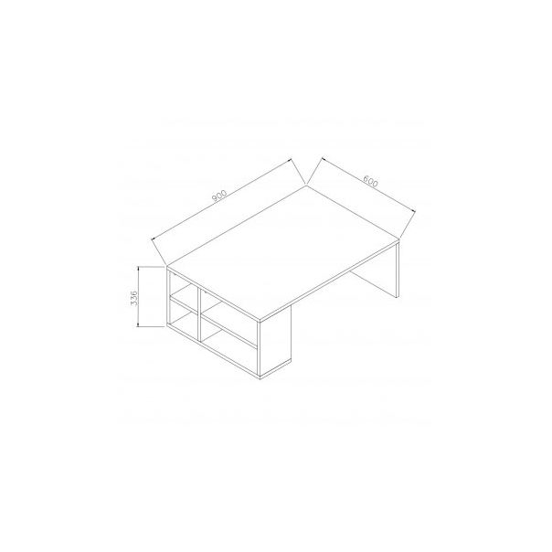 HANAH HOME Sto za dnevnu sobu Defne Patara - 189272