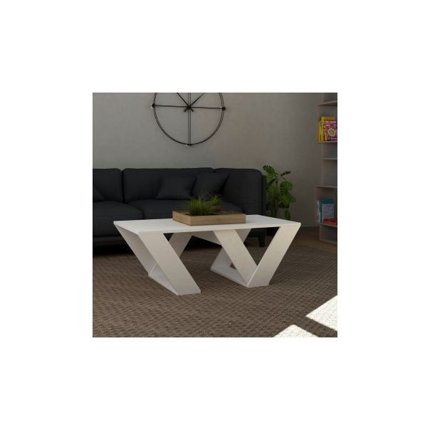 HANAH HOME Sto za dnevnu sobu Pipra White - 189273