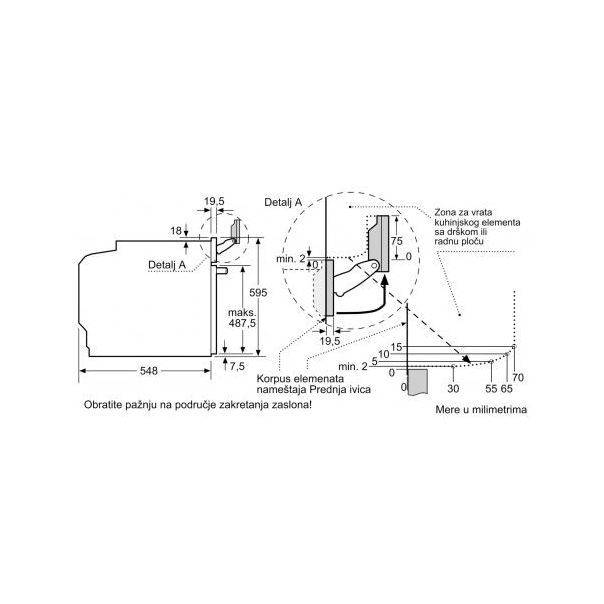 BOSCH Ugradna rerna HSG7584B1 - 189330